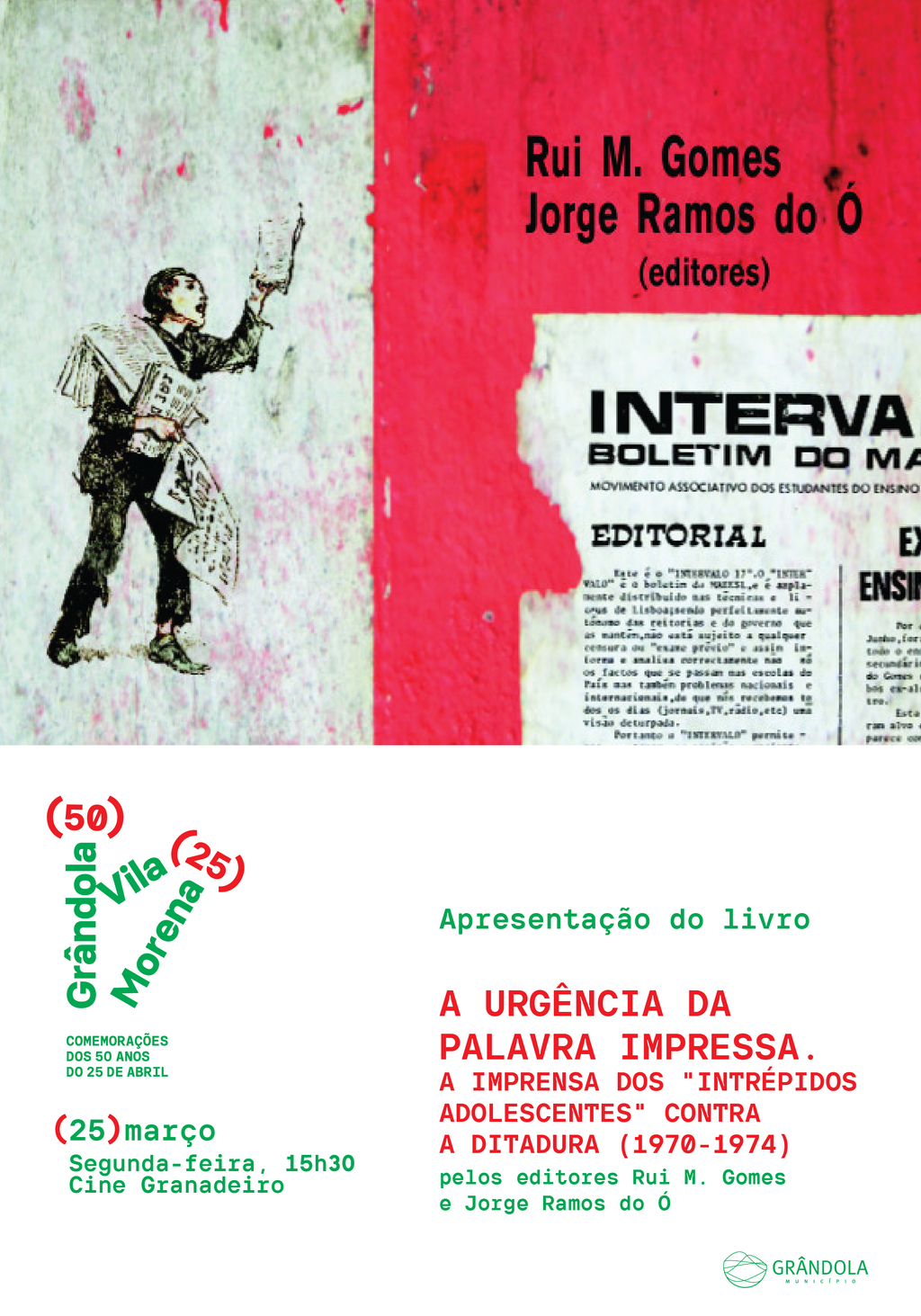 LITERATURA | Sessão de Apresentação do Livro " A Urgência da Palavra Impressa - A imprensa dos «i...