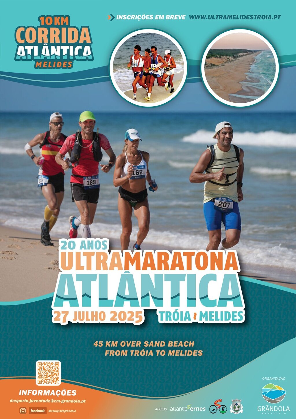 DESPORTO | Ultra Maratona Atlântica Troia - Melides | Corrida Atlântica Melides