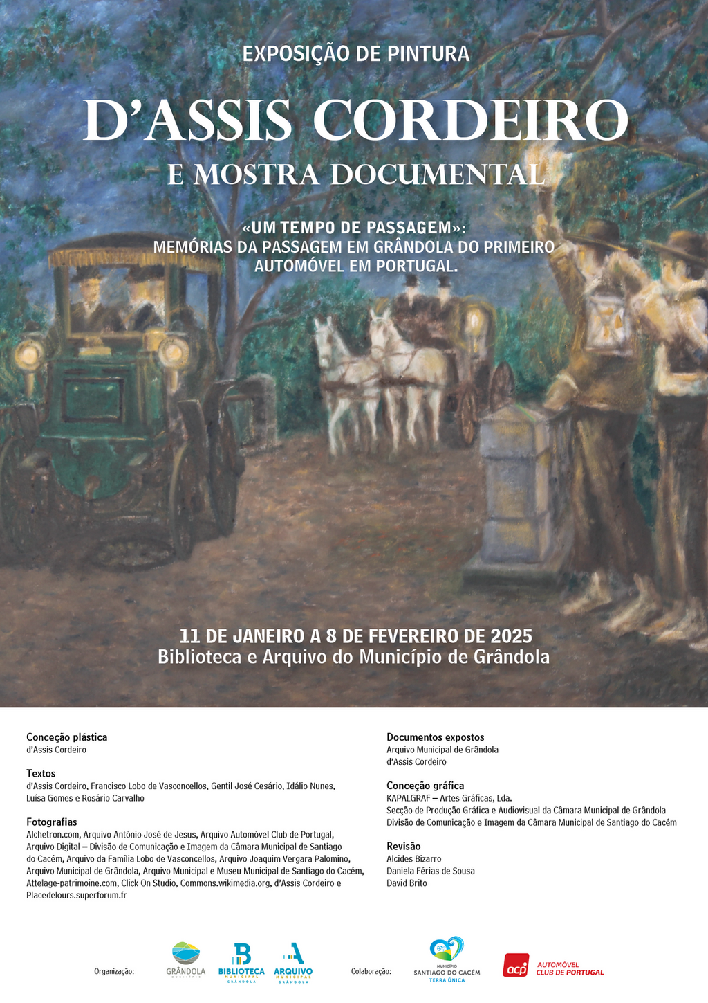 ARTES | Exposição de pintura - D'Assis Cordeiro e Mostra Documental