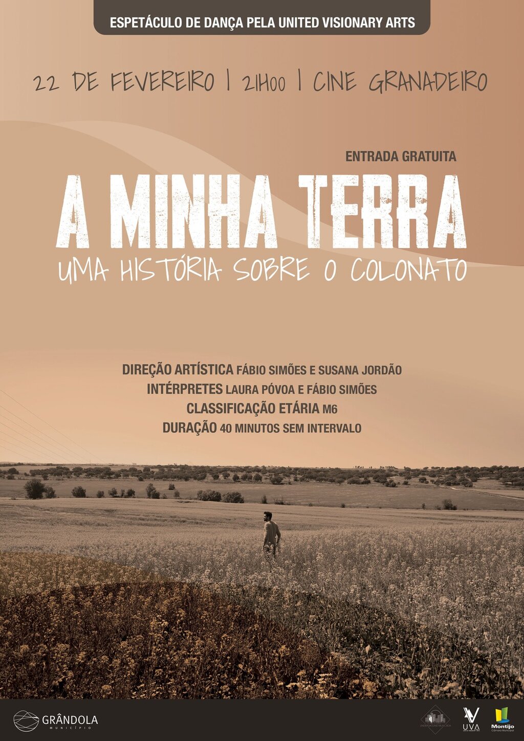 CULTURA | Espetáculo de Dança «A minha terra - Uma historia sobre o colonato»