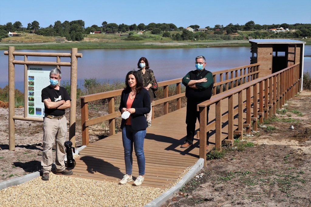 Novo Abrigo de Observação de Aves junto à Lagoa de Melides já está aberto ao público