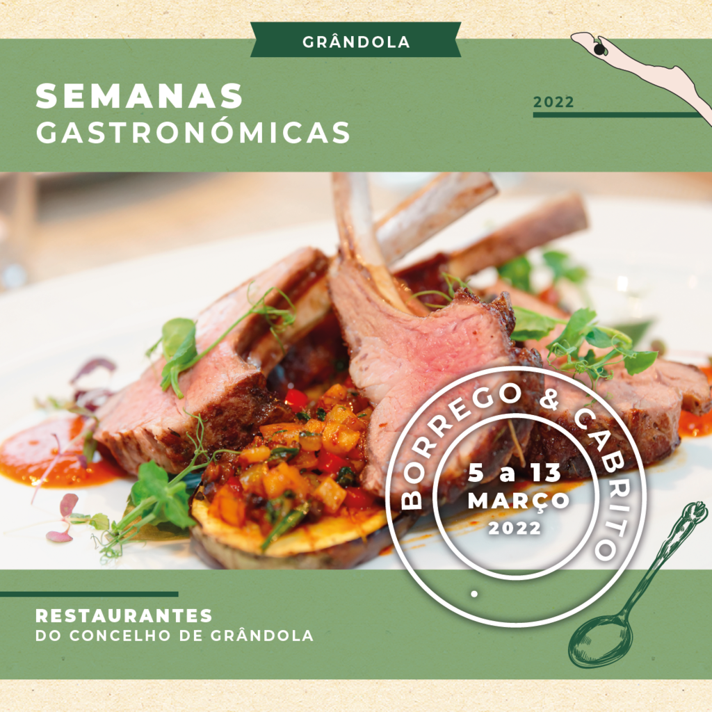 Semanas Gastronómicas do borrego e do cabrito de 5 a 13 de março em Grândola