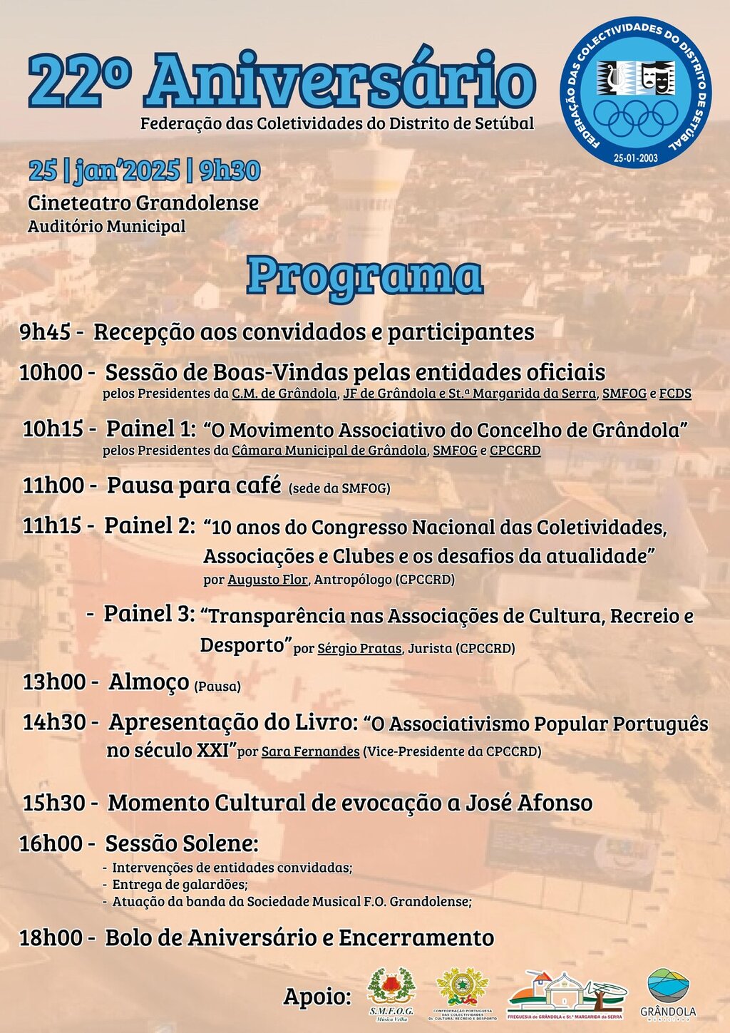 PROGRAMA - 22º Anv